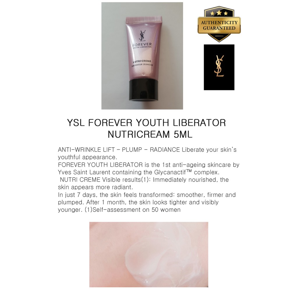 Kem dưỡng đa chức năng YSL FOREVER YOUTH LIBERATOR NUTRI CREAM 25ml(5mlx5pcs)