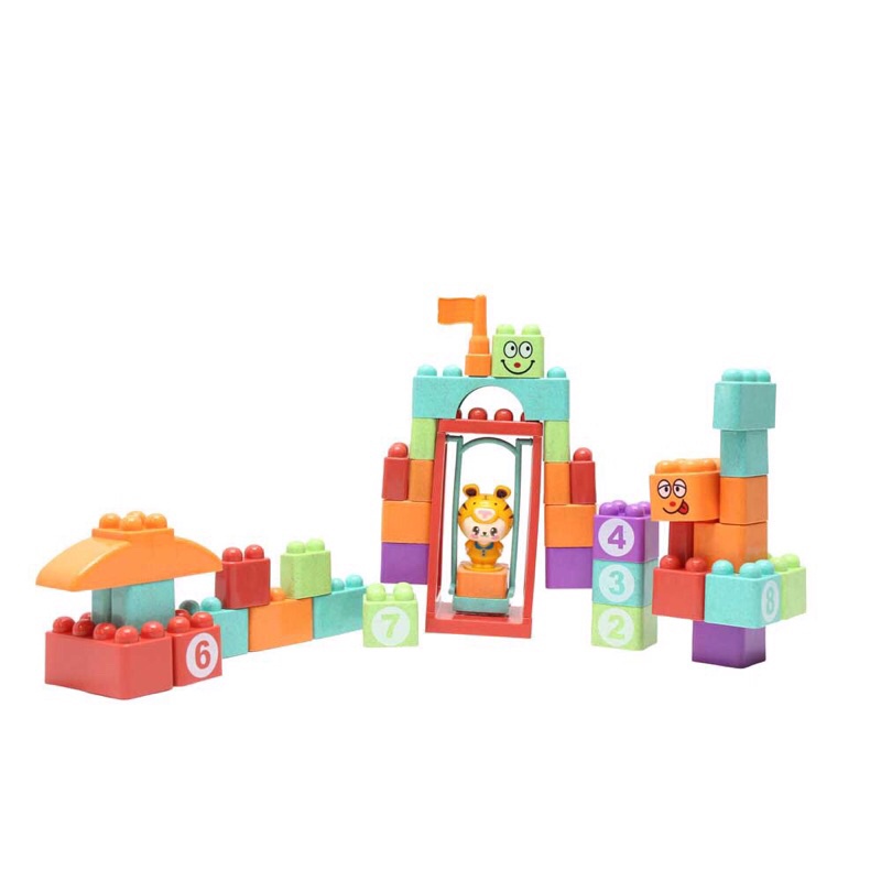 Bộ đồ chơi xếp khối 46M bột mì