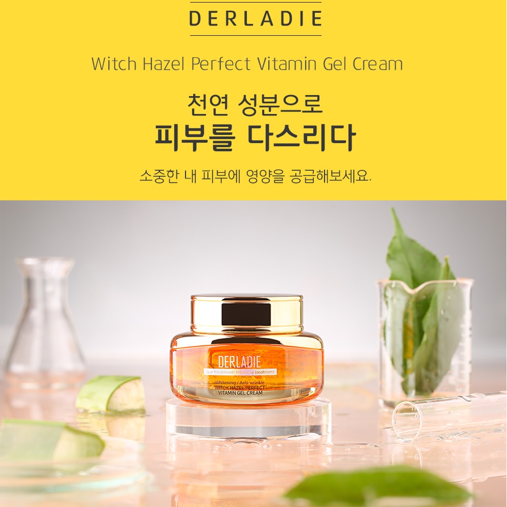 Kem Dưỡng Derladie Witch Hazel Perfect Vitamin Gel Cream - 55ml