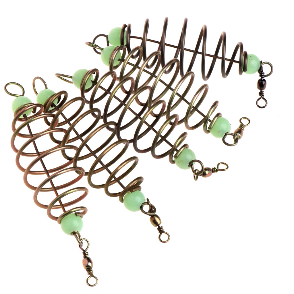 Set 5 mồi câu lò xo thép không gỉ độc đáo tiện dụng