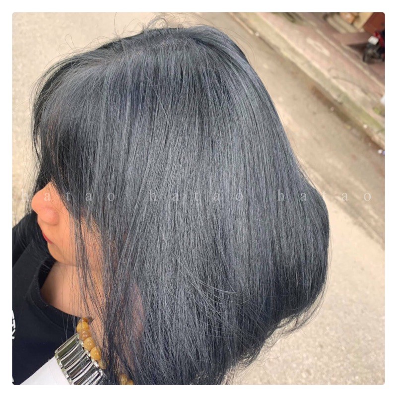 Thuốc nhuộm tóc màu Than Chì(không tẩy) kèm trợ nhuộm 100ml | BigBuy360 - bigbuy360.vn