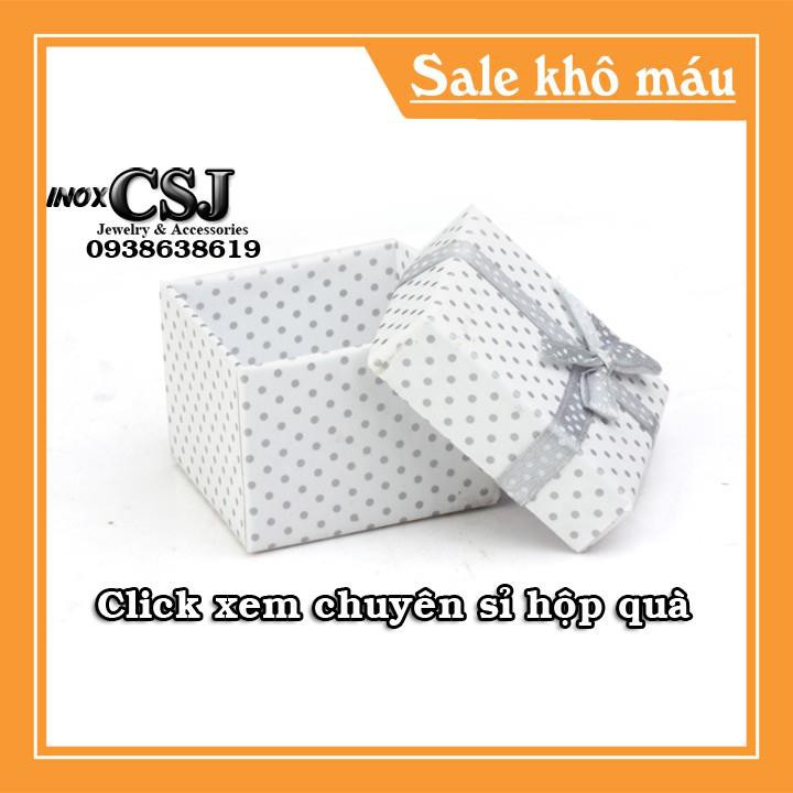 [ Siêu SALE ] 02 chiếc nhẫn cặp đôi tình nhân inox cao cấp mạ vàng đính hột siêu đẹp - tặng hộp đựng xinh xắn