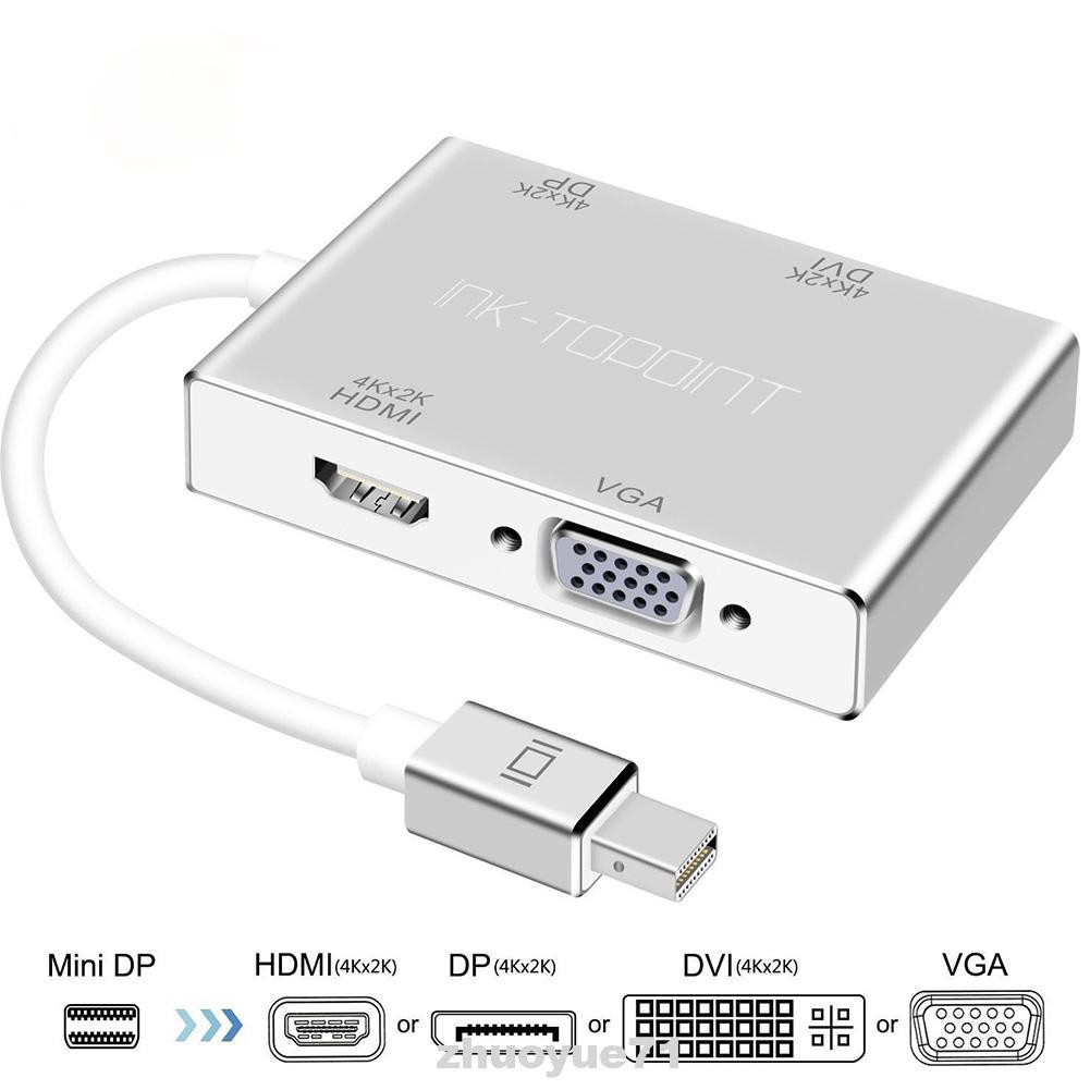 Bộ Chuyển Đổi Mini Displayport Sang Hdmi / Vga / Dvi / Dp 4 Trong 1 Cho Macbook | BigBuy360 - bigbuy360.vn