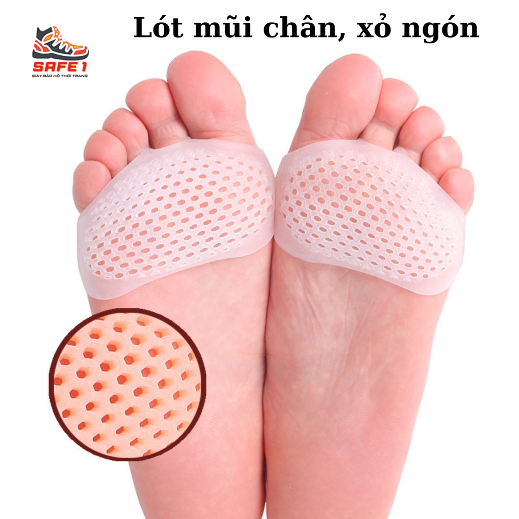 Lót mũi chân, lót xỏ ngón silicon SEBS bảo vệ chân, êm chân, chống gai chân, giảm đau mũi bàn chân