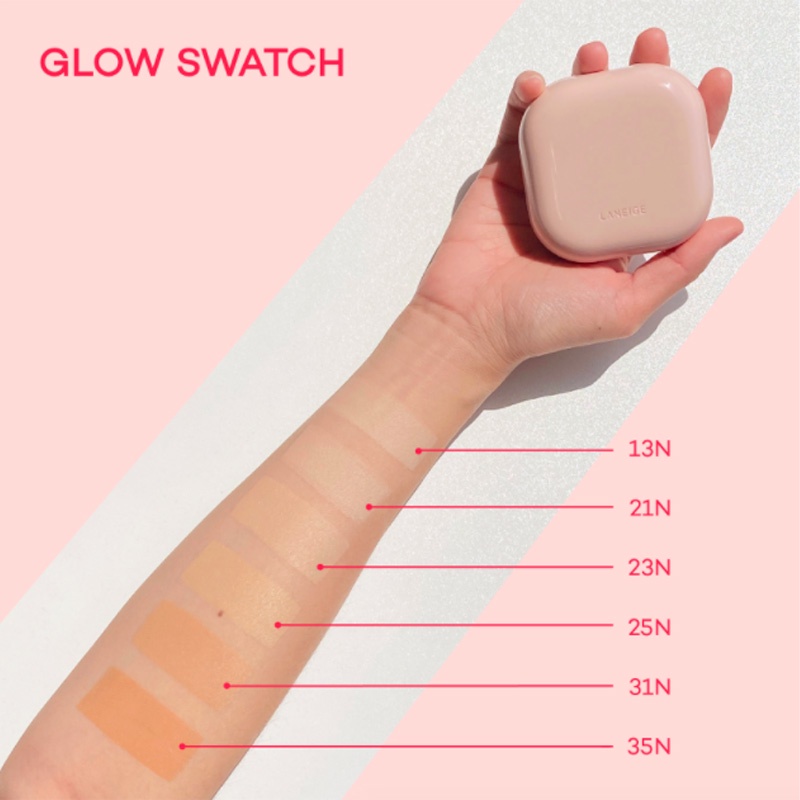 Phấn Nước Laneige Căng Bóng 24h Tông Màu 21N 15g | Hasaki | Sản Phẩm Chính Hãng