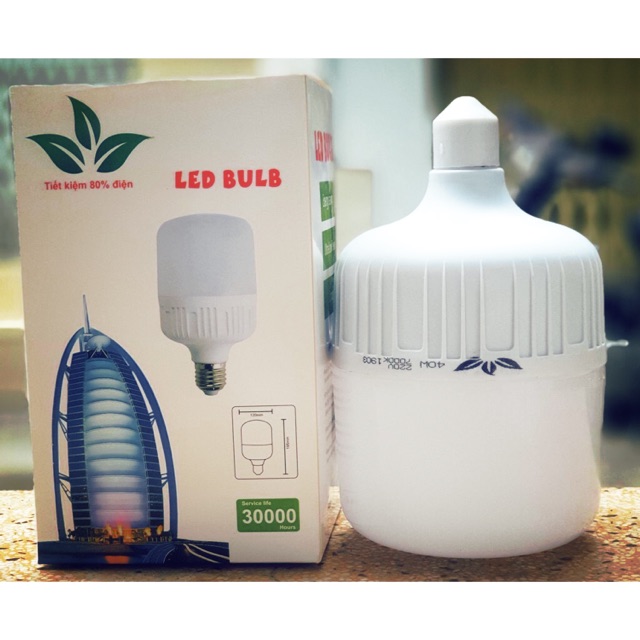 Bóng led buld, đèn led trụ kín nước 40w