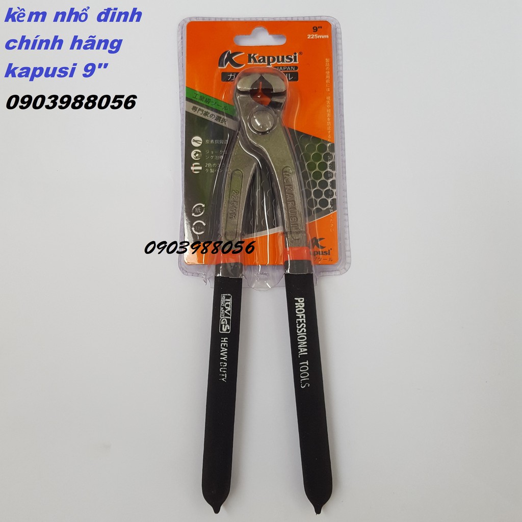 [ Rẻ nhất shopee ] Kềm nhổ đinh ( kềm cua ) KAPUSI 9'' chính hãng tiêu chuẩn đức