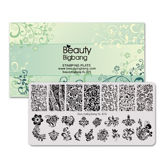 Khuôn in trang trí móng tay nghệ thuật họa tiết bắt mắt xinh xắn Beautybigbang