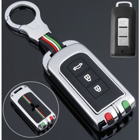 Ốp móc bảo vệ chìa khóa Mitsubishi Xpander Pajero Attrage Mirage Outlander Lancer Mirage