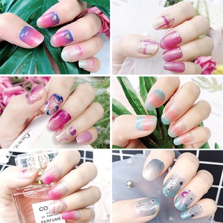 QYA161-180 Nail Wraps Set Dán móng tay Bohemian 12 miếng nhiều mẫu