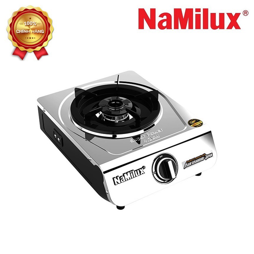 BẾP GAS ĐƠN NAMILUX SM3136APS ( MẶT BẾP INOX – SẢN PHẨM HỢP TÁC XUẤT KHẨU ASAHI SEISAKUSHO NHẬT BẢN )