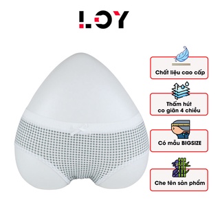 Quần lót nữ họa tiết caro, set 3 quần lót cotton kháng khuẩn cao cấp, chất liệu vải mềm mại, co giãn đa chiều, thấm hút