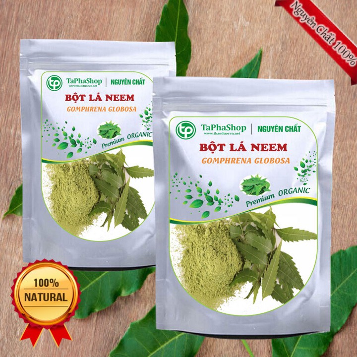 Bột lá neem Ấn Độ nguyên chất Tấn Phát