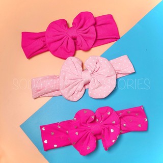 Set 3 băng đô vải cho bé (13 mẫu)