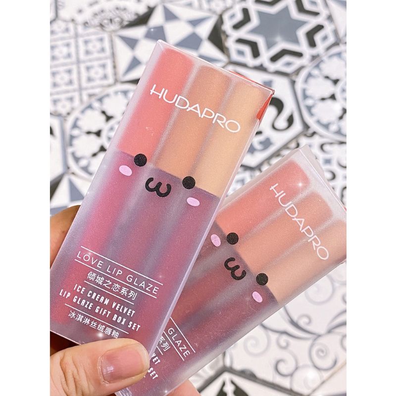 Set 3 cây son kem lì,mềm môi