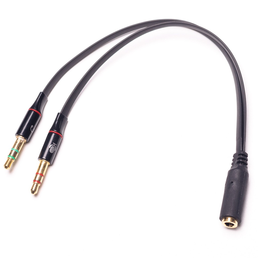 Jack gộp 2 chân rời 3.5 mm Audio và Micro thành 1 chân cho máy tính PC loại tốt