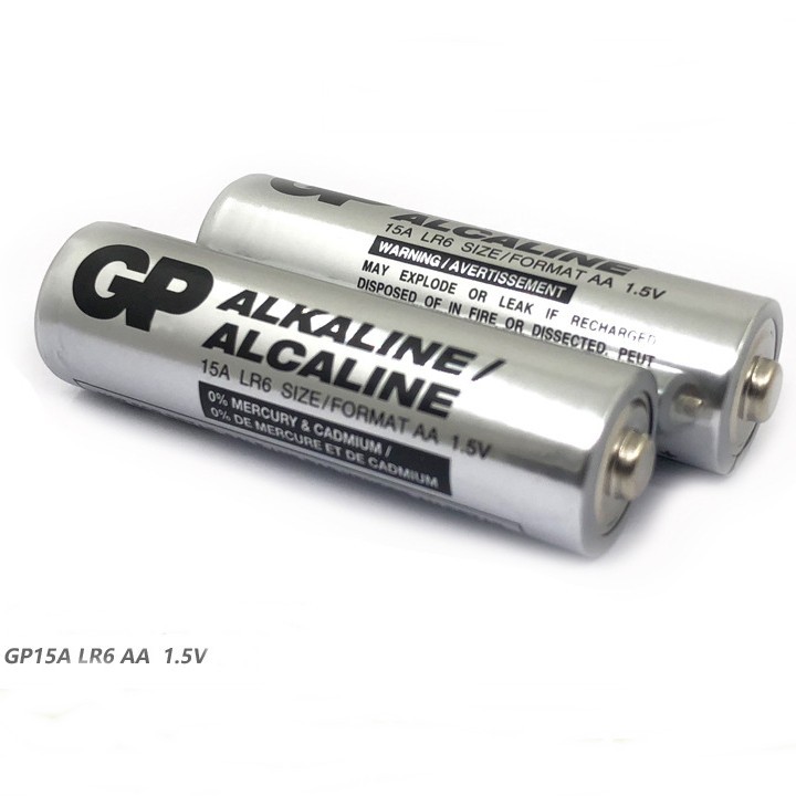 Pin GP Alkaline Bạc LR6 AA/AAA 1.5V Loại 1