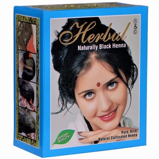 Bột nhuộm tóc thảo dược Henna - Đen 60g Viethealthy
