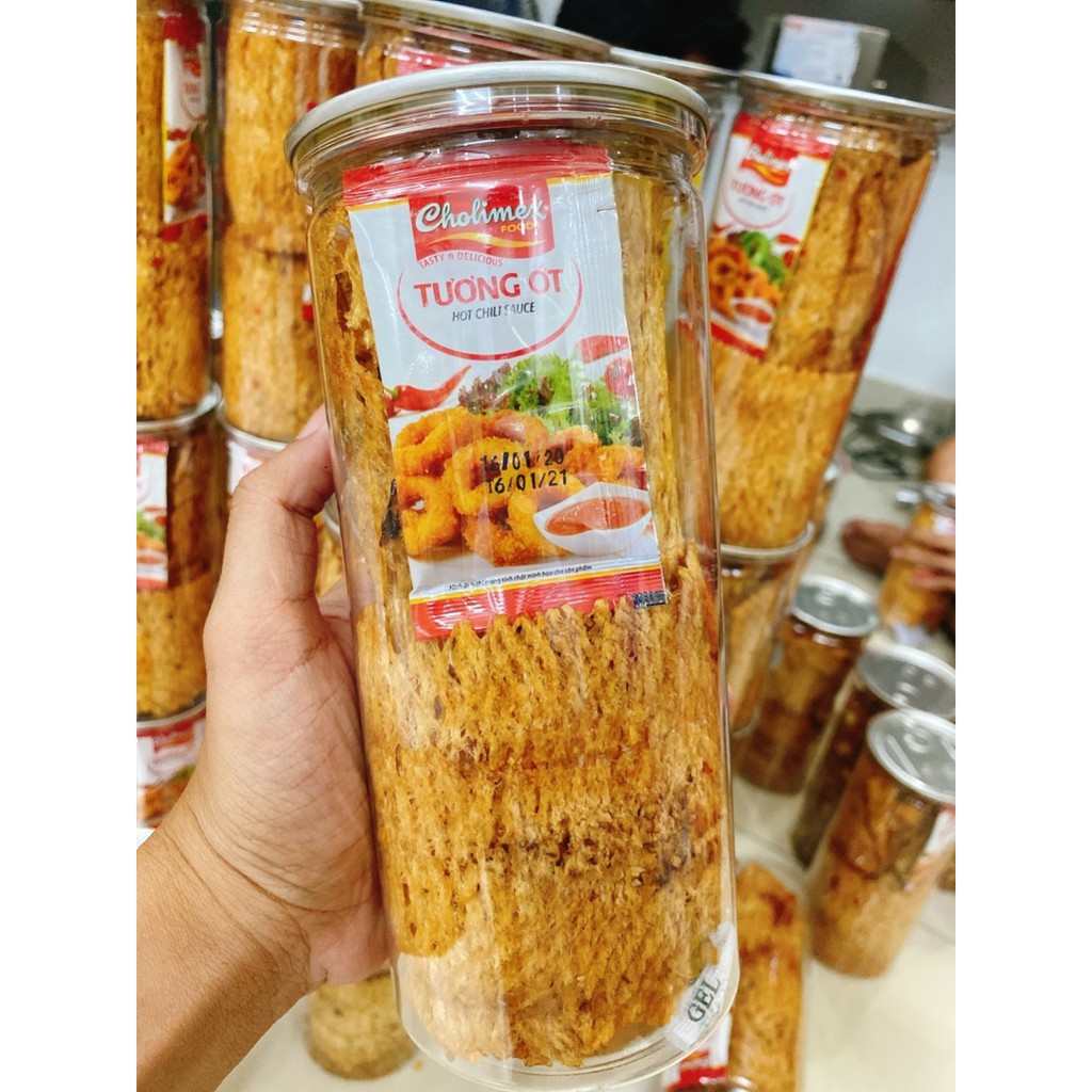 200g khô mực cán tẩm nguyên con Xuất Khẩu