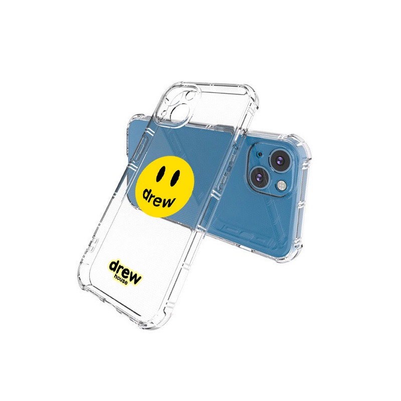 Ốp iphone Drew house trong suốt chống sốc cho iphone 14 13 pro max 11 12 promax mini 6 6s 7 8 plus x xr xs se 2020