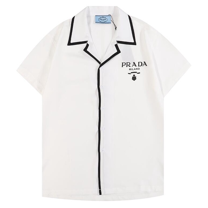 Áo Sơ Mi Cotton Ngắn Tay In Họa Tiết Thời Trang Cá Tính