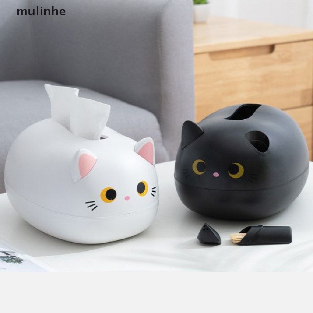 Giá Đỡ Cuộn Khăn Giấy Hình Mèo Phong Cách Bắc Âu