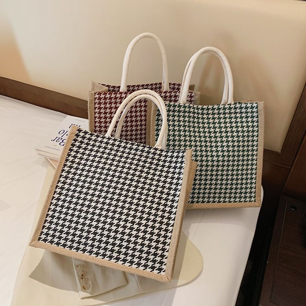 Túi xách vải canvas cỡ lớn chống thấm nước phong cách retro