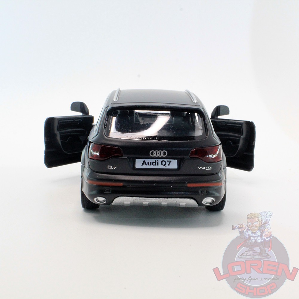 Mô hình ô tô kim loại Audi Q7 tỷ lệ 1:36, xe SUV đồ chơi kích thước 13cm chạy cót mở 2 cửa lorenshop