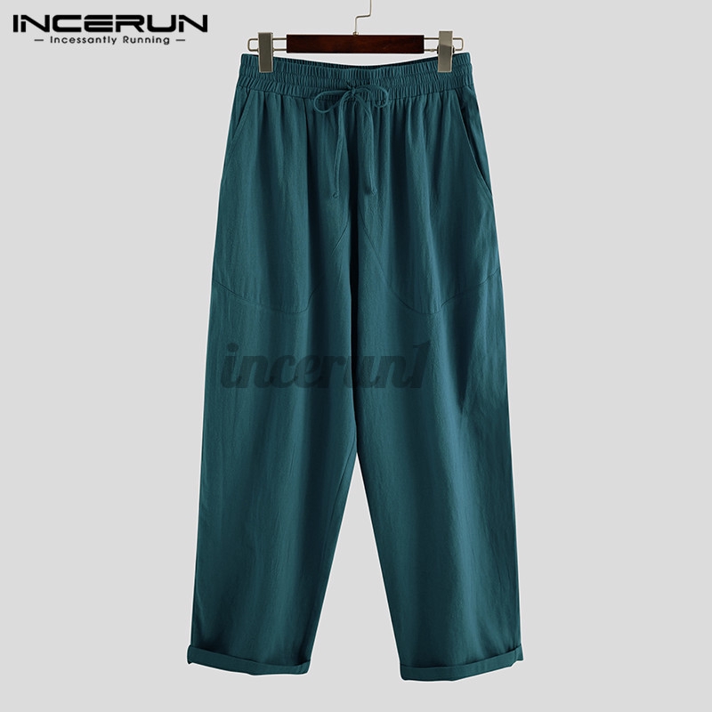 Quần Dài INCERUN Cotton Dây Rút Cho Nam | BigBuy360 - bigbuy360.vn