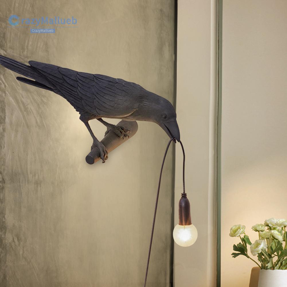 Crazymallueb❤Designer Bird LED Wall Mounted Light Living Room Bedside Restaurant Decor Lamp❤Lighting