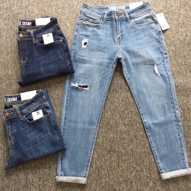 quần jeans rách đắp Ô