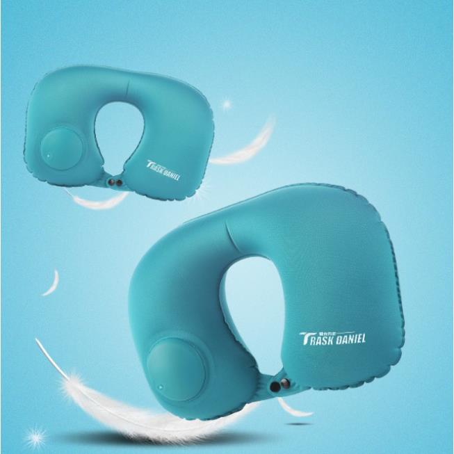 Gối chữ U Du Lịch Tự Bơm Hơi Tiện Dụng Nhỏ Gọn