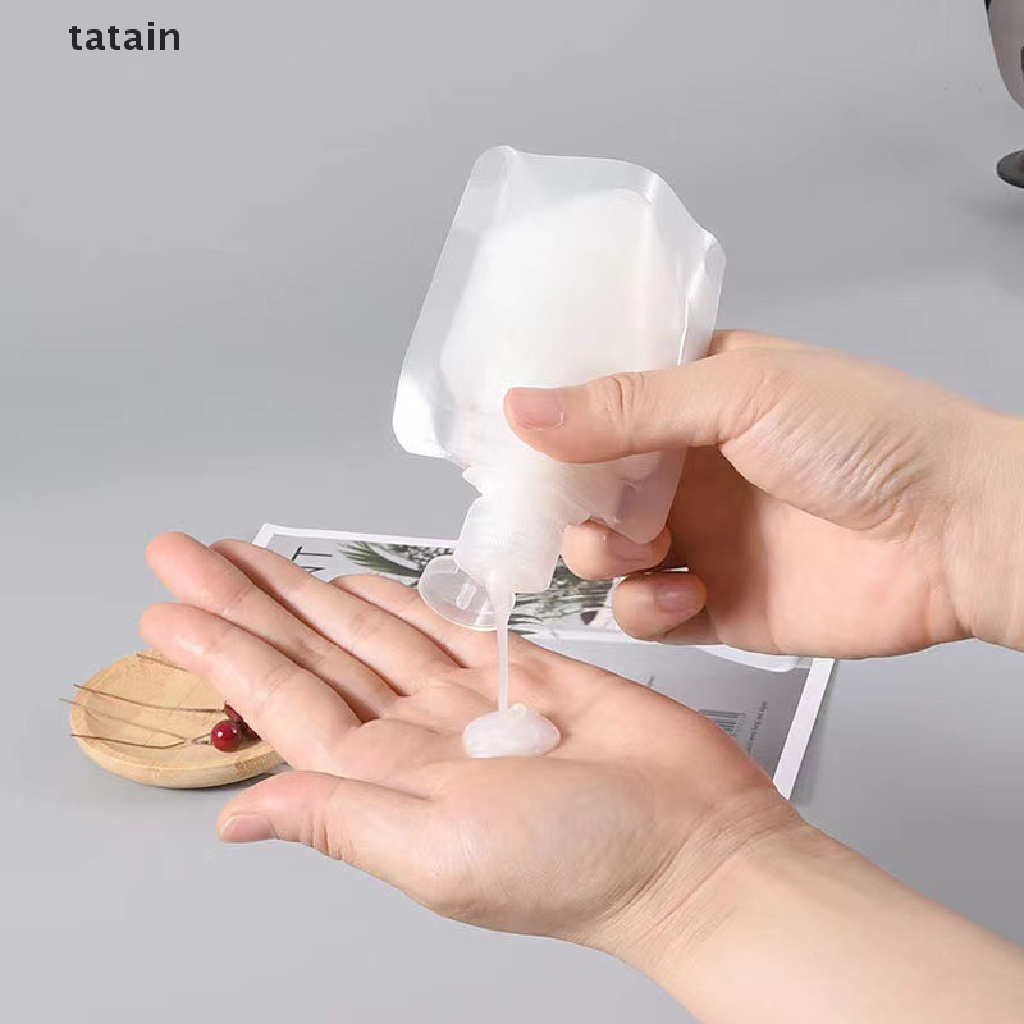 [TAT] 5pc Travel Lotion Dispensing Bag Fluid Packing Bag Portable Makeup Sample Bottle CVX
