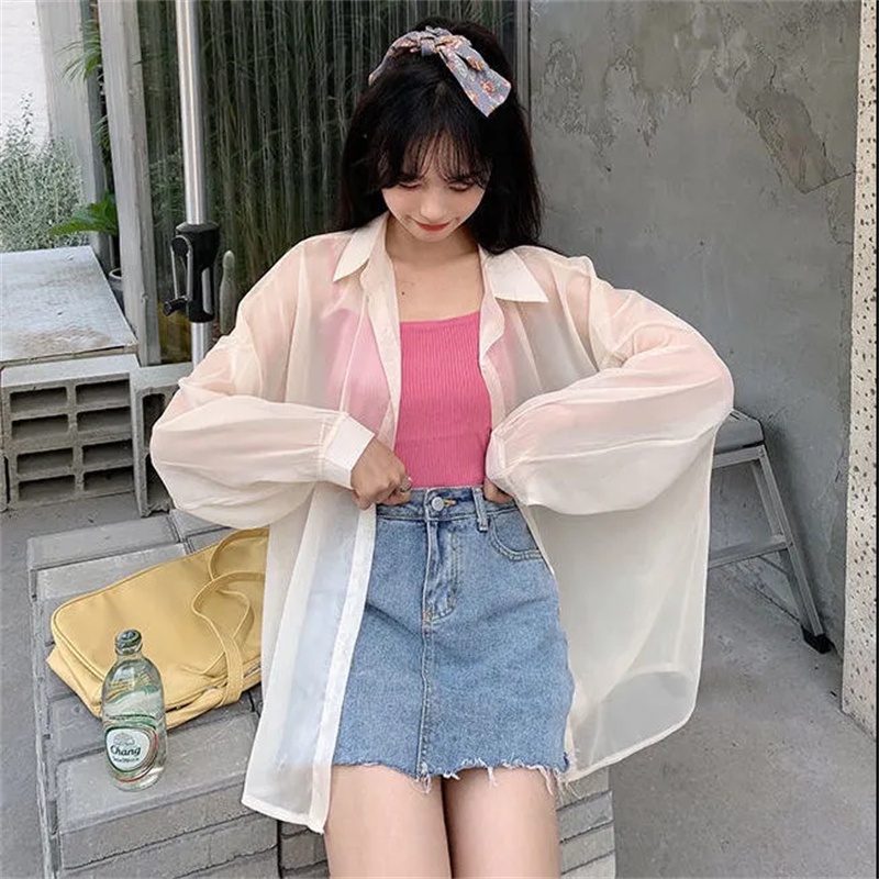 Áo khoác chiffon ZHELIHANGFEI chống nắng chất lượng cao thời trang dành cho nữ