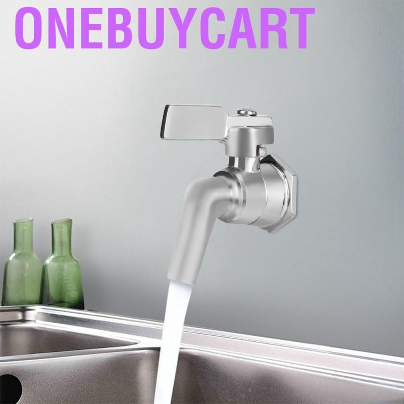 Onebuycart Adjustable Alinory Stainless Steel Beer Faucet Tap for Homebrew Wine Drink Dispenser