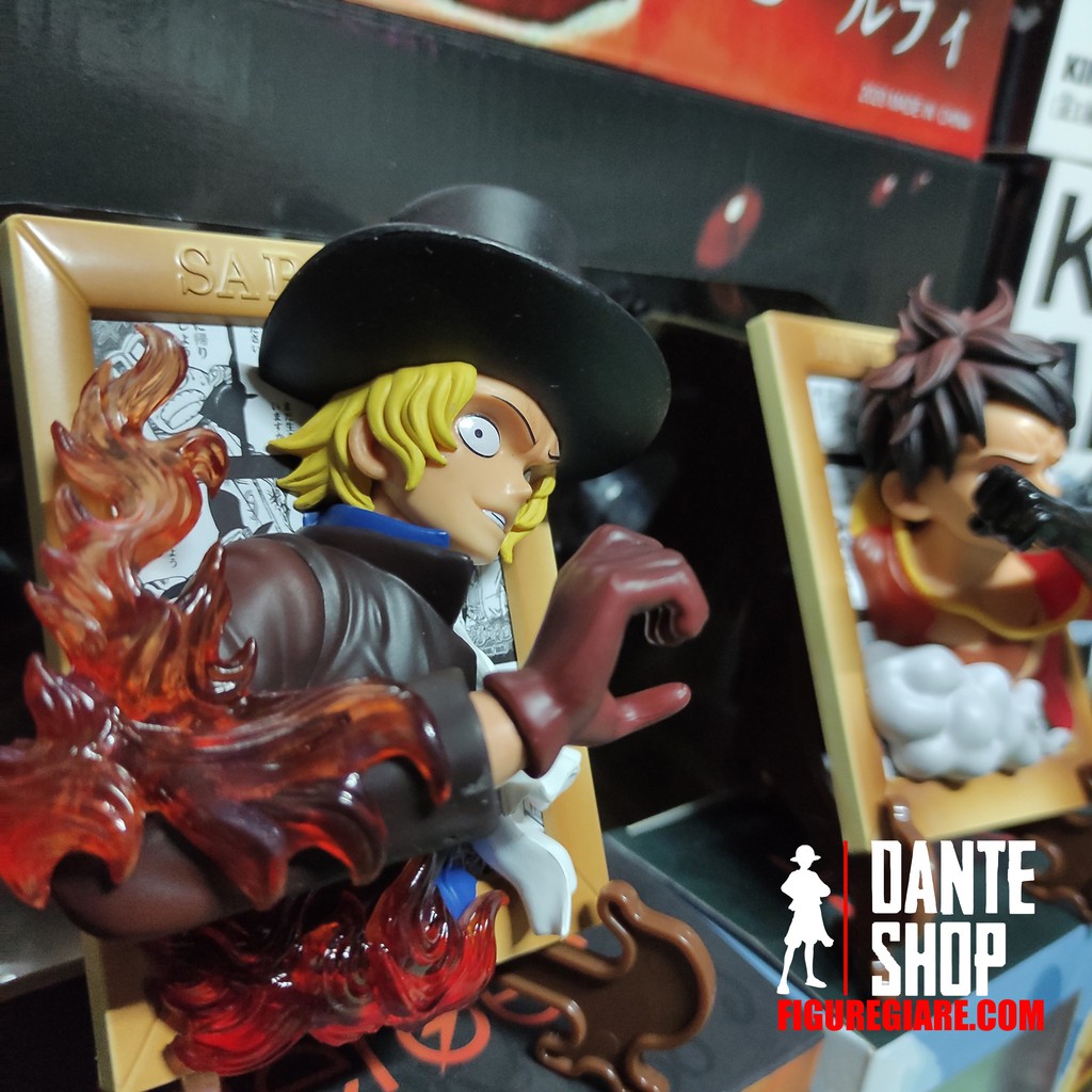 Mô Hình One Piece - Nhân Vật Luffy, Ace, Sabo Full Box Nhiều Phụ Kiện