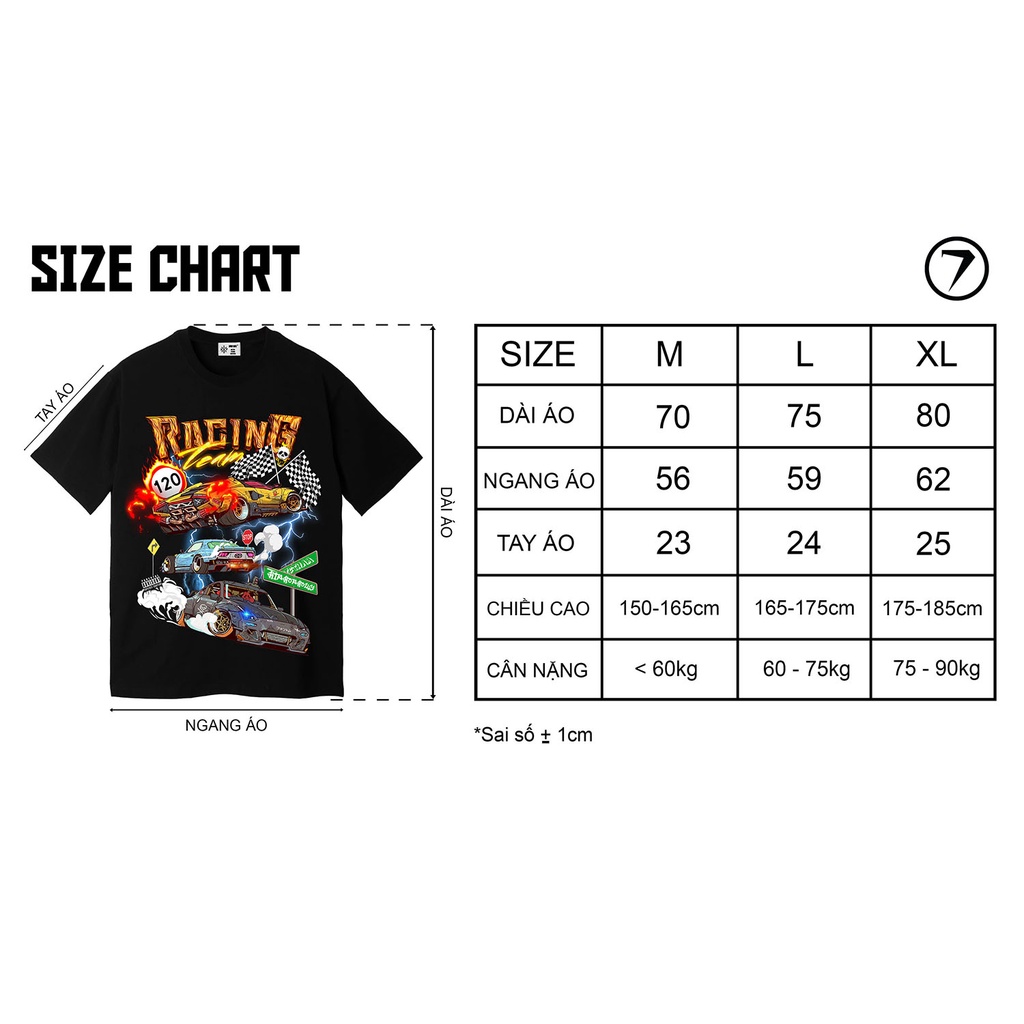 Áo thun ngắn tay oversize RAPPERS