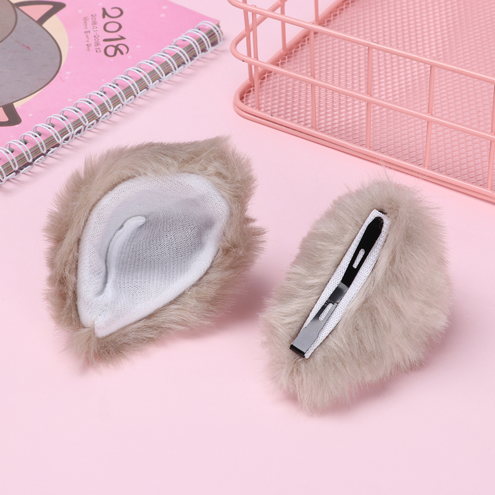 1 Cặp Kẹp Tóc Tai Mèo Dễ Thương Cho Nữ