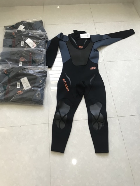 Đồ lặn nam 3mm chất cao su neoprene giữ nhiệt, cản gió, chống lạnh dành cho bơi lội, thợ lặn chuyên nghiệp