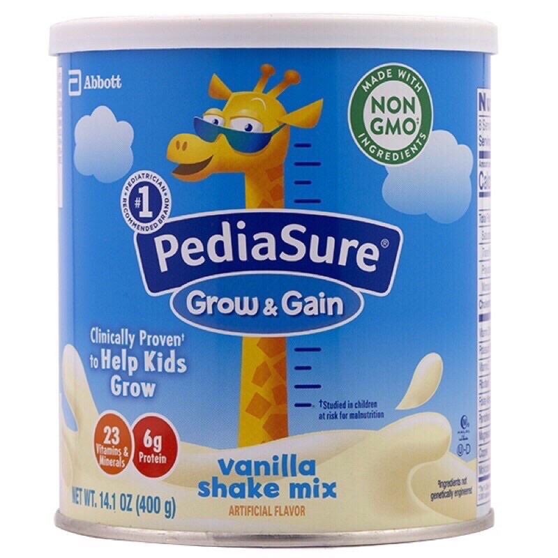 SỮA BỘT PEDIASURE MỸ GROW&amp;GRAIN CỦA MỸ CHO BÉ LON 400G (DATE 2023)