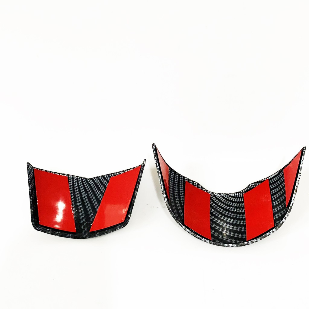 MỎ DÈ TRUỚC VÀ SAU XE VISION 2021 - SƠN CARBON ĐEN ARTISTAR