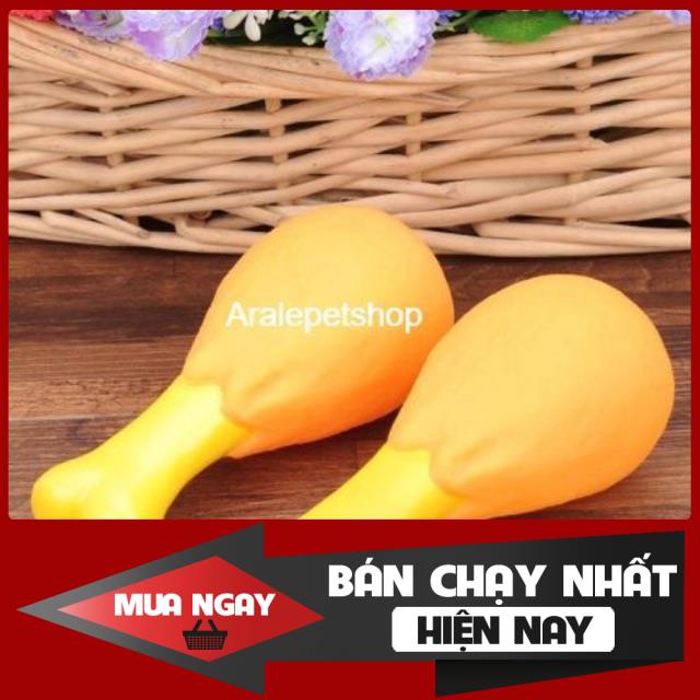 [❌GIÁ SỈ❌] Đồ chơi đùi gà chít chít cho cún và miu ❤️