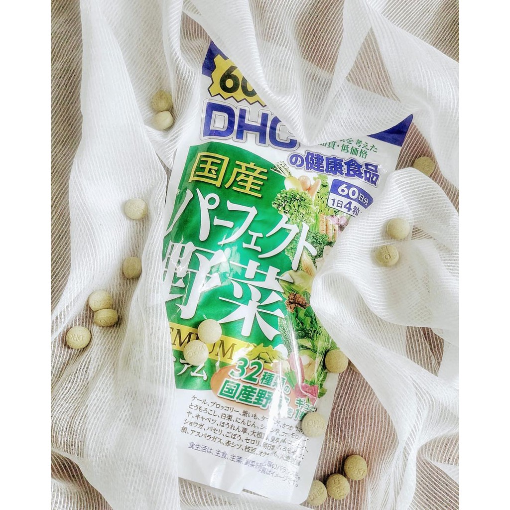 Viên Uống Rau Củ Nhật DHC Perfect Vegetable Premium