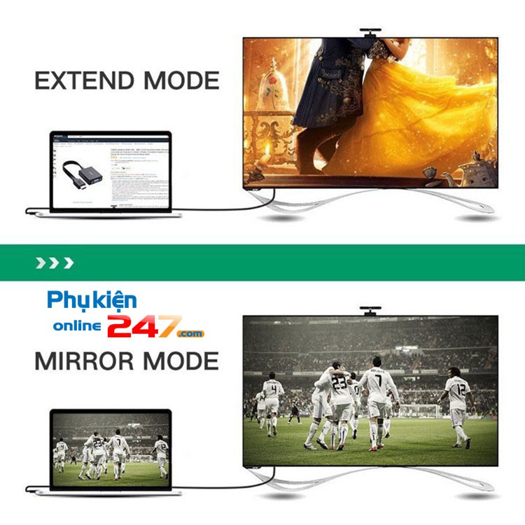 Dây cáp chuyển HDMI to VGA cao cấp