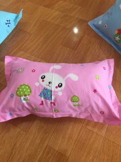 Gối cho bé -Vỏ Cotton 100% size 35*55cm