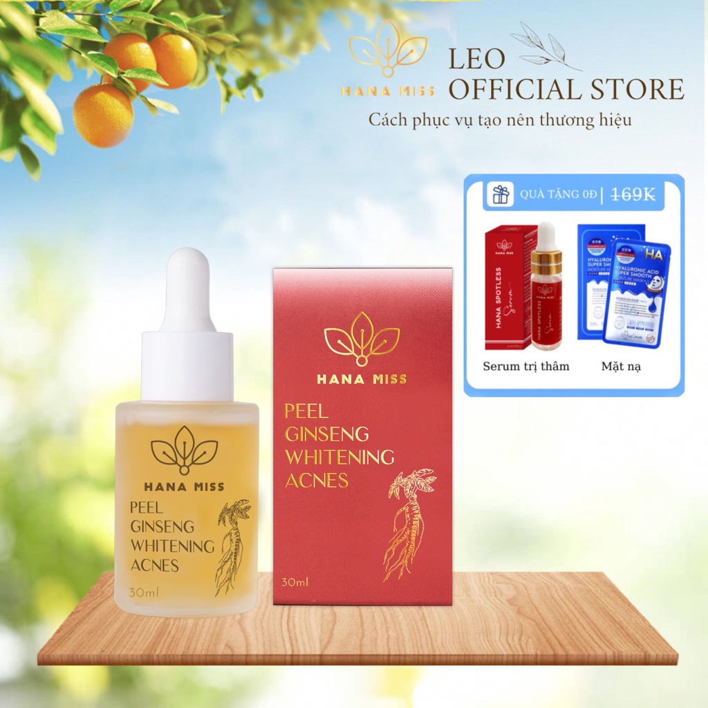 serum mụn, serum cho da mụn, xóa mụn, mờ thâm, mờ nám Hana Miss - ĐỀN BÙ 200% NẾU PHÁT HIỆN HÀNG GIẢ