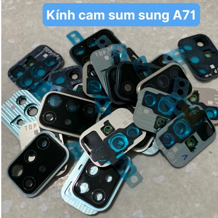 Bộ kính camera samsung A71 (gồm kính và vành cam)