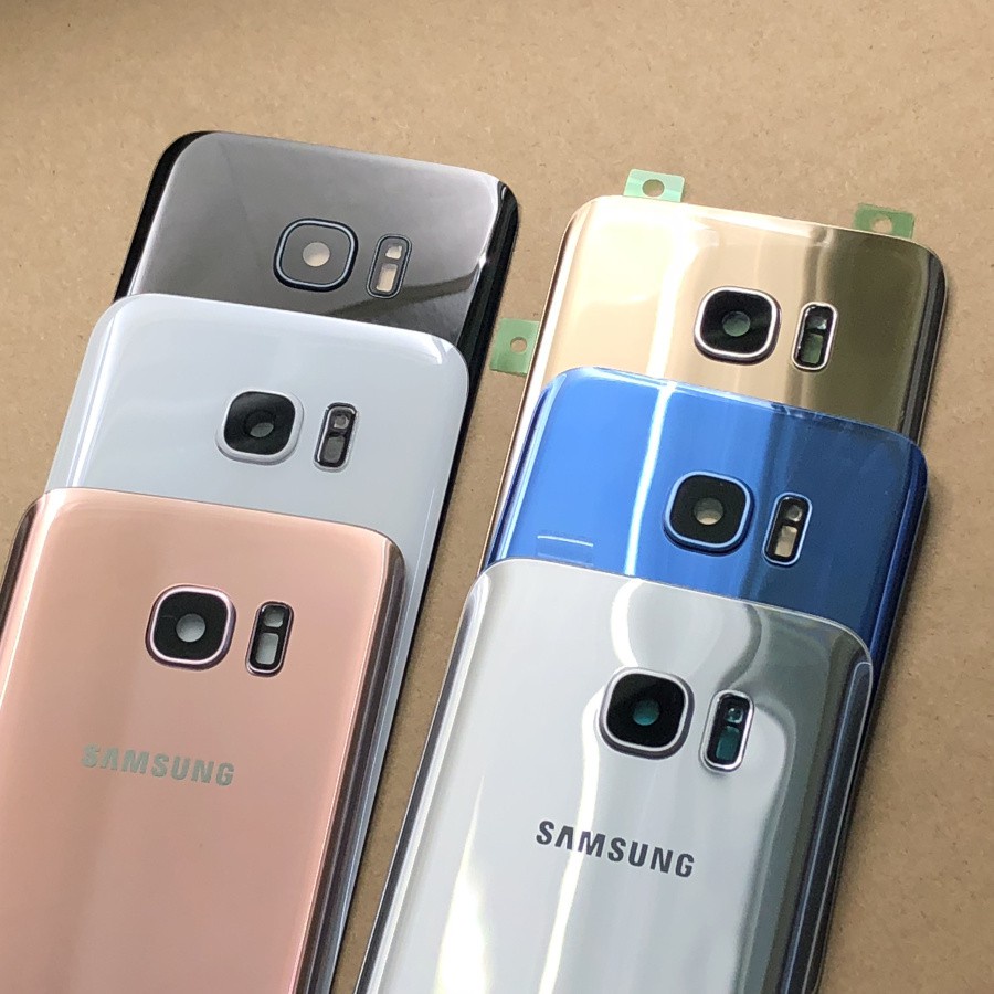 Ốp Điện Thoại Mặt Kính Thay Thế Kèm Ống Kính Camera Sau Cho SAMSUNG Galaxy S7 G930F S7 Edge G935F
