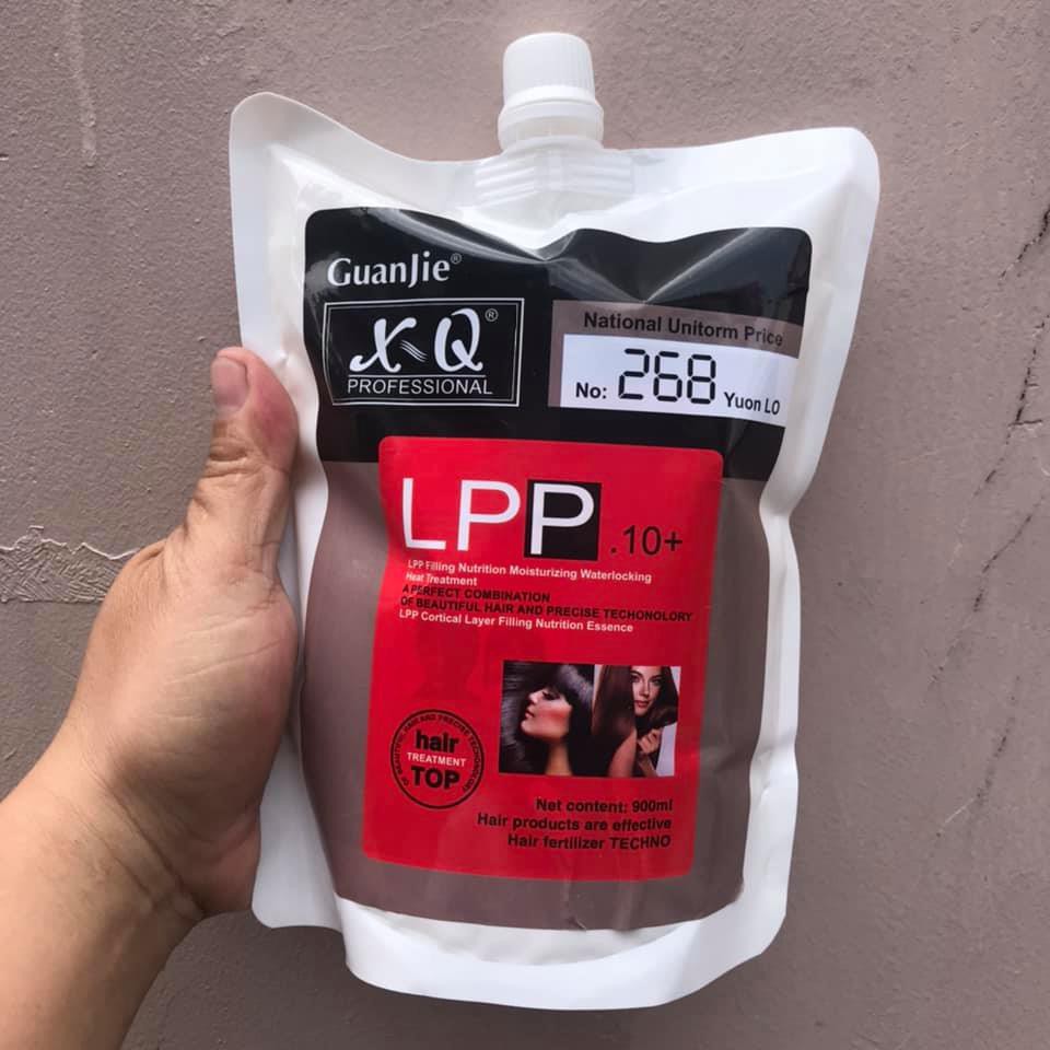 Kem ủ chuyên phục hồi tóc nát LPP Keratin &amp; Collagen 10+ 900ml (chính hãng)