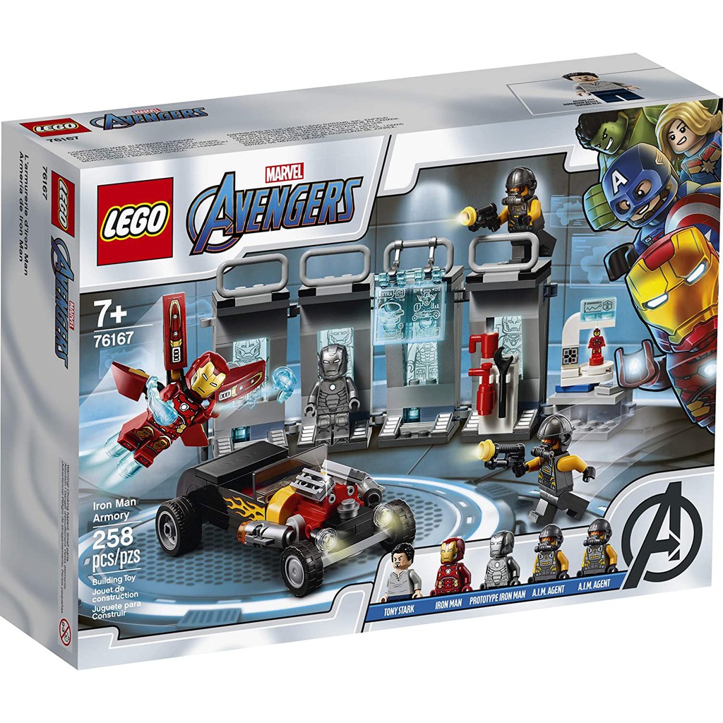 Lego 76167 Marvel Avengers Iron Man Armory  - Kho vũ khí của Iron man
